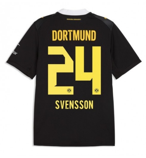 Borussia Dortmund Daniel Svensson #24 Vieraspaita 2026-27 Lyhythihainen Borussia Dortmund Daniel Svensson #24 Vieraspaita 2026-27 Lyhythihainen